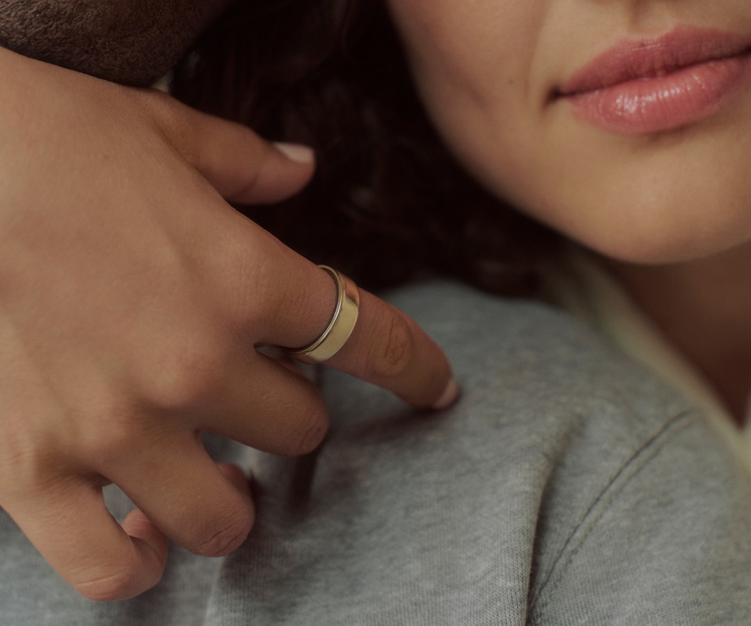 Gold Auro Ring 5 lifestyle view two