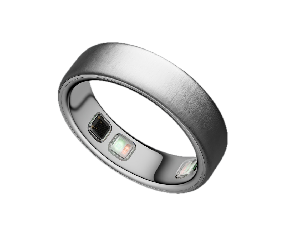 Brushed Silver Auro Ring 5 product view