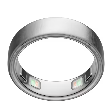 Auro Ring 5 in Brushed Silver finish