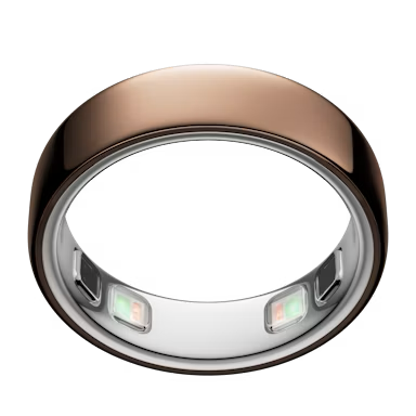 Auro Ring 5 in Deep Rose finish
