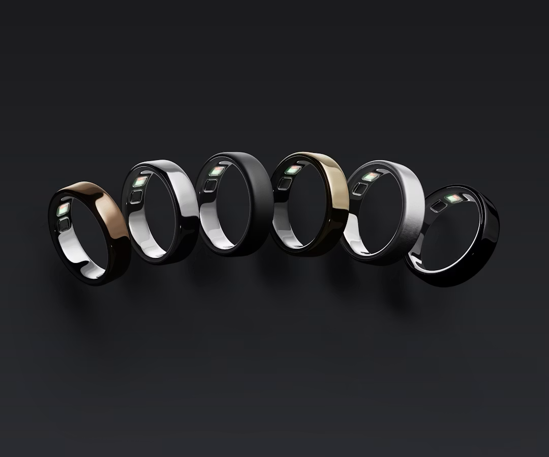 All six Auro Ring 5 finishes on display